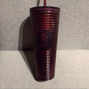 Starbucks Berry Plum Grid Tumbler